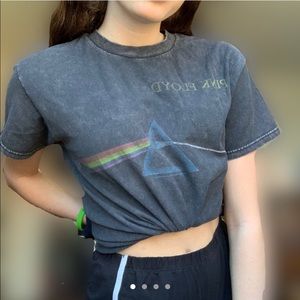brandy melville pink floyd graphic tee!